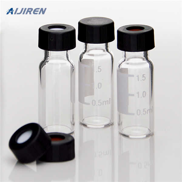 clear glass wide opening small hplc sampler vials